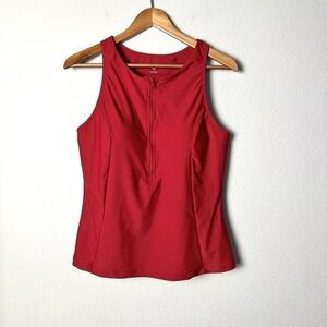 Universal Standard The Surf Tankini in Baywatch Red Sz S US 14 NWT